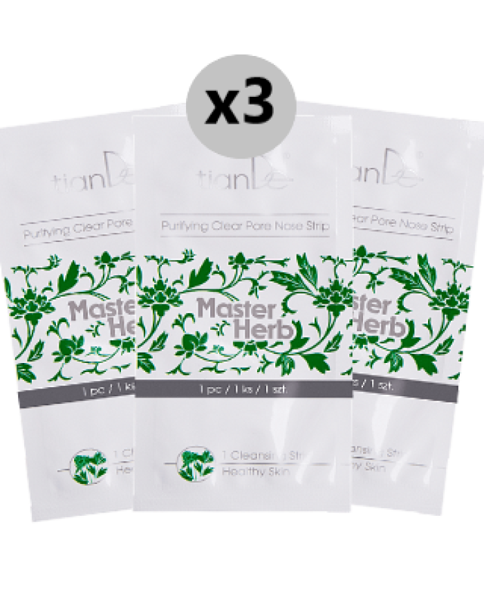 – 10% Почистваща лепенка за нос “Чисти пори”, Master Herb, 3 броя