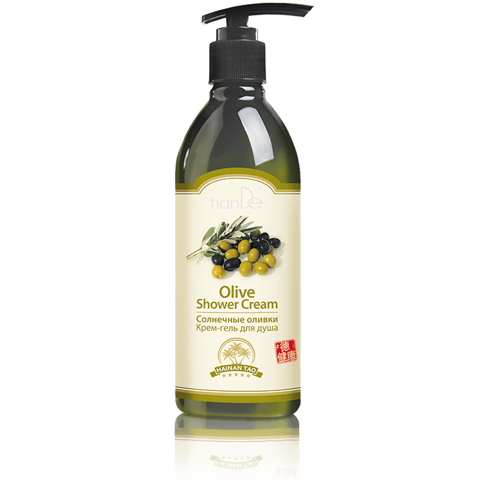 Крем-гел за душ „Слънчеви маслини“, Hainan Tao