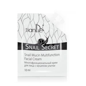 Многофункционален крем за лице със секрет от охлюви Snail Secret, 10 ml