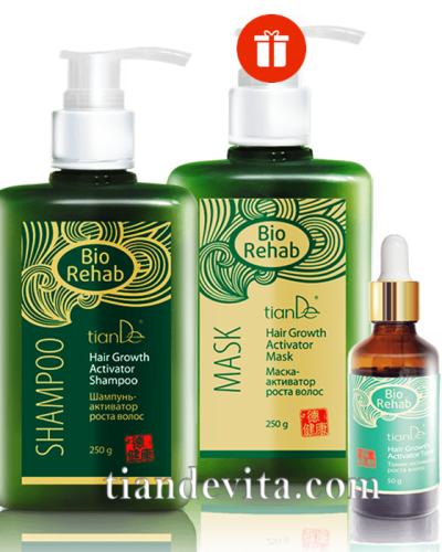BIO REHAB комплект за бърз растеж на косата ПРОМО
