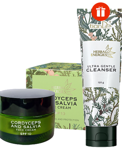 Herbal Energies: надеждна защита кордицепс и салвия с подарък