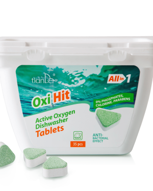 Таблетки за съдомиялна с активен кислород Oxi Hit, 35 бр.