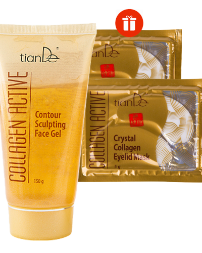 Collagen Active: Моделиращ гел за овала на лицето+подарък