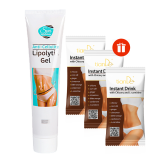 Антицелулитен гел – липолитик + подарък 3 броя “Slim-coffee”