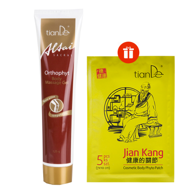 Масажен гел „Ортофит“ – ПОДАРЪК фитопластир за тяло „Jian Kang“