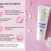 Крем за крака против напукване и мазоли с урея 30%