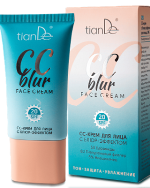 CC крем с блюр ефект SPF 20, 50 гр.