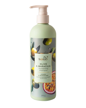 Възстановяващ шампоан с маслини и маракуя, 370 гр.