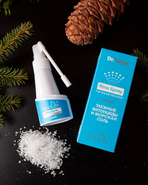 Хигиенен спрей за нос „Тайгови фитонциди и морска сол“, 35 гр.