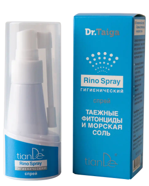 Хигиенен спрей за нос „Тайгови фитонциди и морска сол“, 35 гр.
