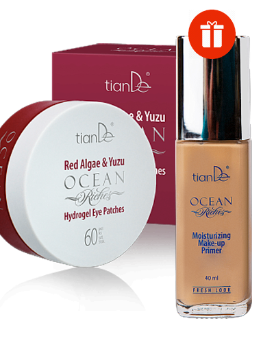 Хидрогелови пластири за клепачи – ПОДАРЪК Овлажняваща основа за грим