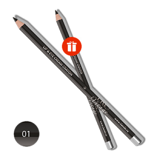 Черен молив за очи, 1=2