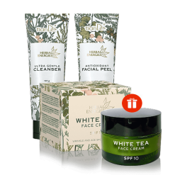 Ултрамек измиващ гел + антиоксидантен пилинг подарък крем за лице с бял чай