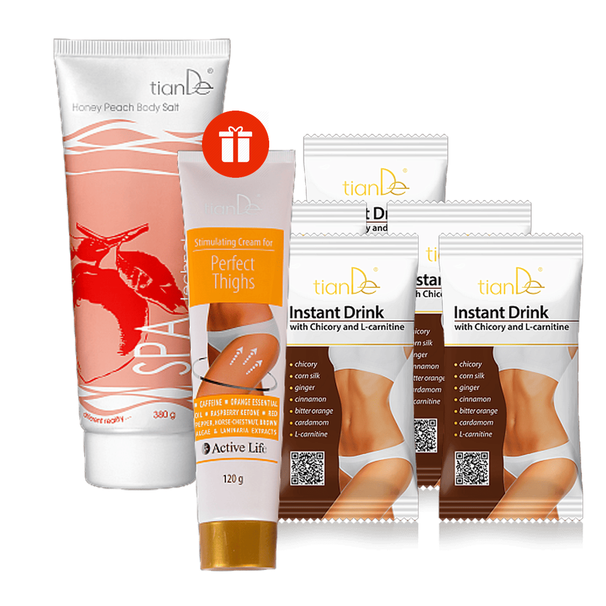 За стегнат силует „Медена праскова“