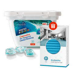 Капсули за пране 52 бр. + подарък кърпа за почистване